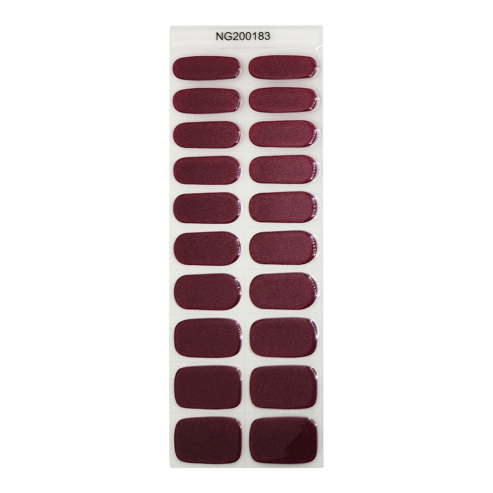 Full Collection: 20PCS Semi-Cured Gel Nail Polish Strips