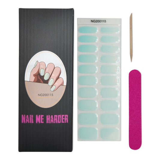 20PCS Semi-Cured Gel Nail Polish Strips - 115