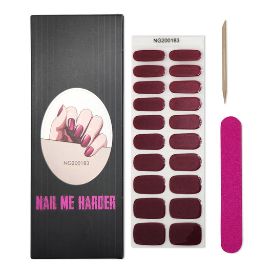 20PCS Semi-Cured Gel Nail Polish Strips - 183