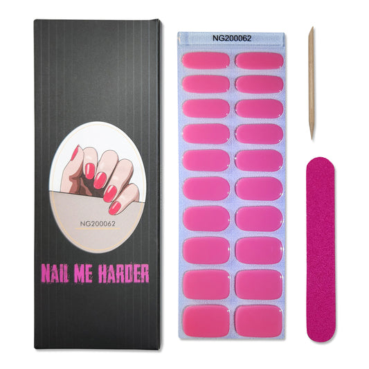 20PCS Semi-Cured Gel Nail Polish Strips - 062