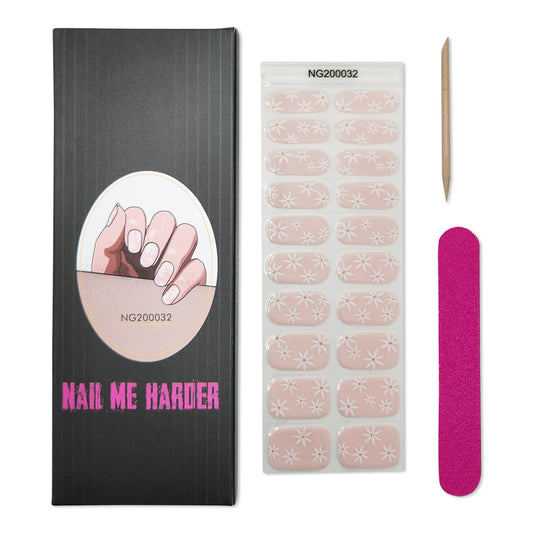 20PCS Semi-Cured Gel Nail Polish Strips -  032