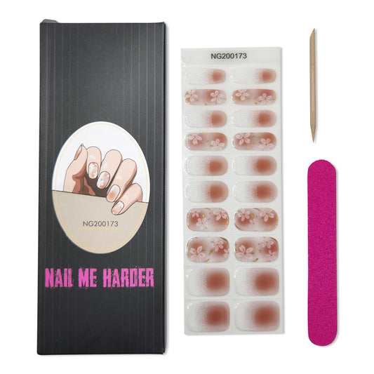 20PCS Semi-Cured Gel Nail Polish Strips - 173