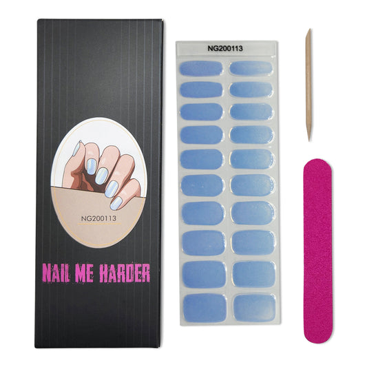 20PCS Semi-Cured Gel Nail Polish Strips - 113