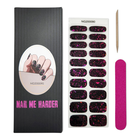 20PCS Semi-Cured Gel Nail Polish Strips - 090