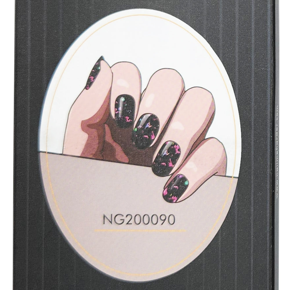 20PCS Semi-Cured Gel Nail Polish Strips - 090