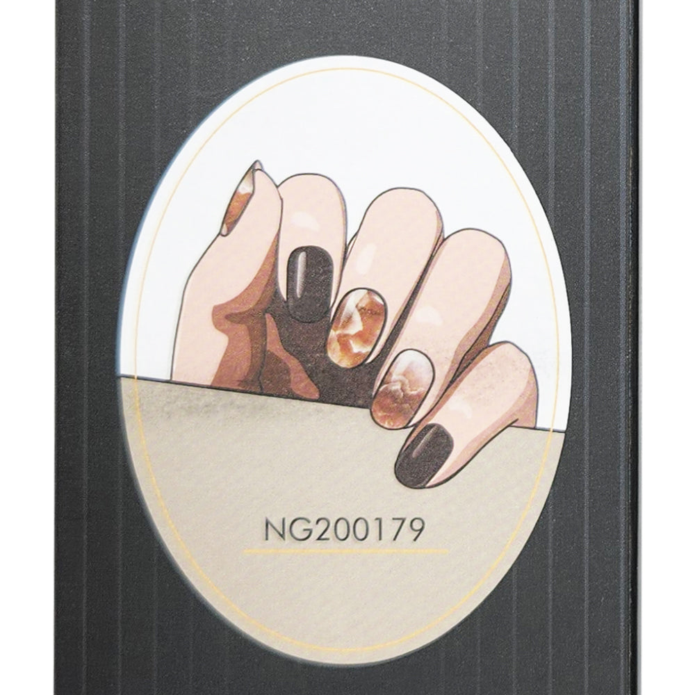 20PCS Semi-Cured Gel Nail Polish Strips - 179