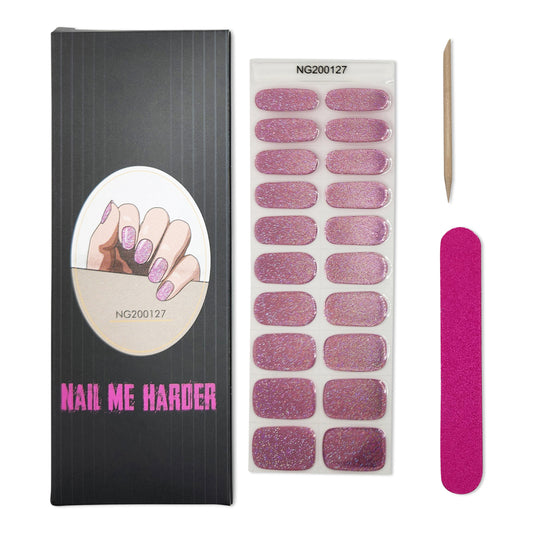 20PCS Semi-Cured Gel Nail Polish Strips - 127