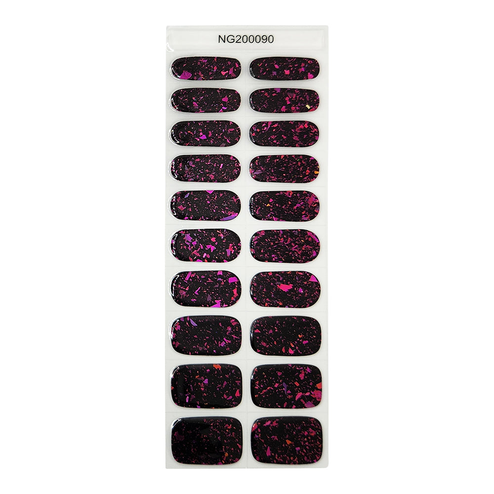 20PCS Semi-Cured Gel Nail Polish Strips - 090